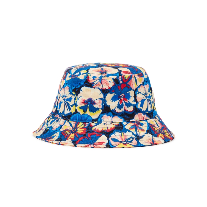 Paco Rabanne Floral-print Cotton Bucket Hat
