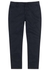 Easy Alvin navy slim-leg cotton chinos - Nudie Jeans