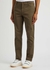 Easy Alvin olive slim-leg cotton chinos - Nudie Jeans