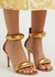 Bijoux 85 gold leather sandals - Gianvito Rossi