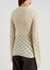 Cream open-knit cashmere jumper - Chloé