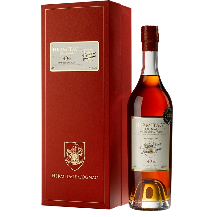 HERMITAGE 40 Year Old Grande Champagne Cognac