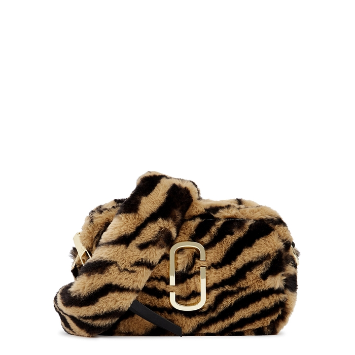 Marc Jacobs (The) The Tiger Snapshot Faux Fur Cross-body Bag