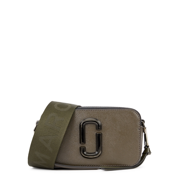 Marc Jacobs (The) The Snapshot DTM Dark Grey Leather Cross-body Bag