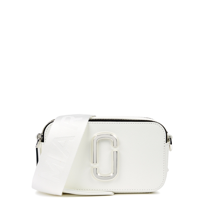Marc Jacobs (The) The Snapshot DTM White Leather Cross-body Bag