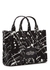The Splatter Tote small black printed canvas bag - Marc Jacobs