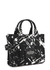 The Splatter Mini Tote black canvas bag - Marc Jacobs