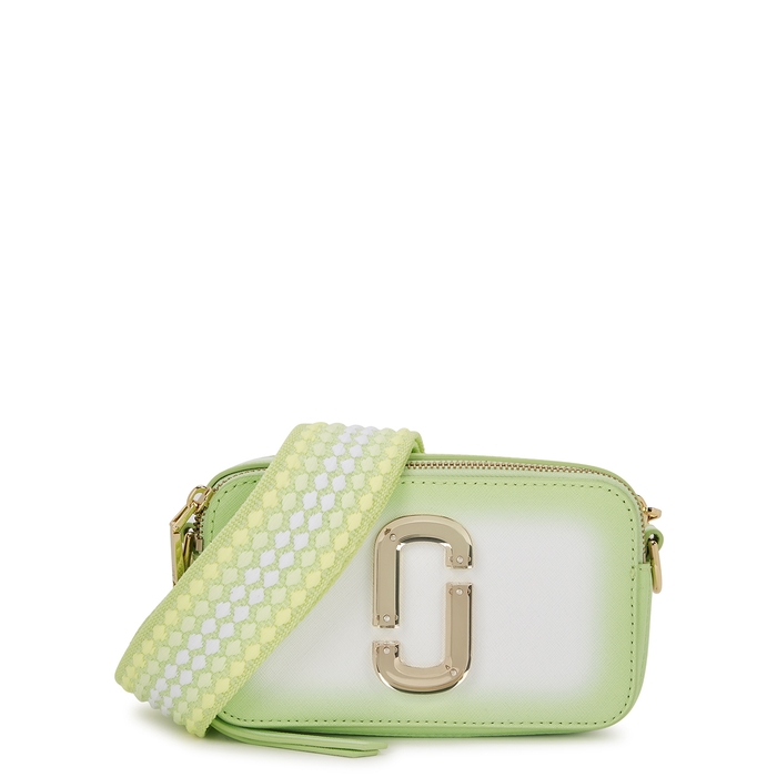 Marc Jacobs (The) The Fluoro Edge Snapshot Green Leather Cross-body Bag