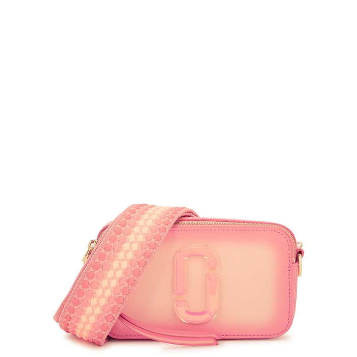Marc Jacobs (The) The Fluoro Edge Snapshot Pink Leather Cross-body Bag