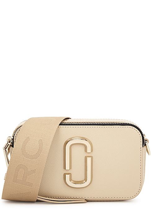 MARC JACOBS (THE) The Snapshot DTM stone leather cross-body bag