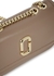 The Glam Shot mini taupe leather shoulder bag - Marc Jacobs