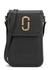 The Glam Shot black leather cross-body phone case - Marc Jacobs