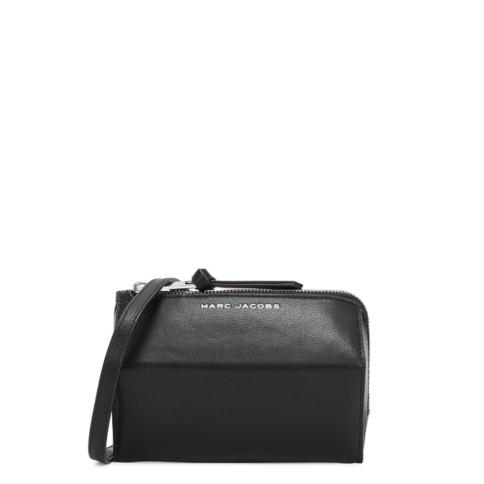 Marc Jacobs (The) The Wedge Black Leather Cross-body Phone Case