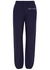 The Sweatpants navy logo cotton trousers - Marc Jacobs (The)