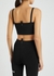 The Bandeau black logo stretch-knit bra top - Marc Jacobs (The)