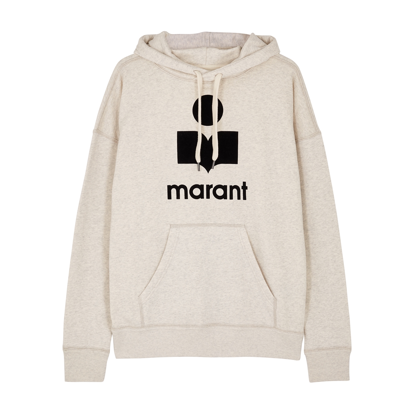 Isabel Marant Étoile Mansel Ecru Hooded Cotton Sweatshirt - 8