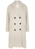 Cilika ecru double-breasted wool-blend coat - Isabel Marant Étoile