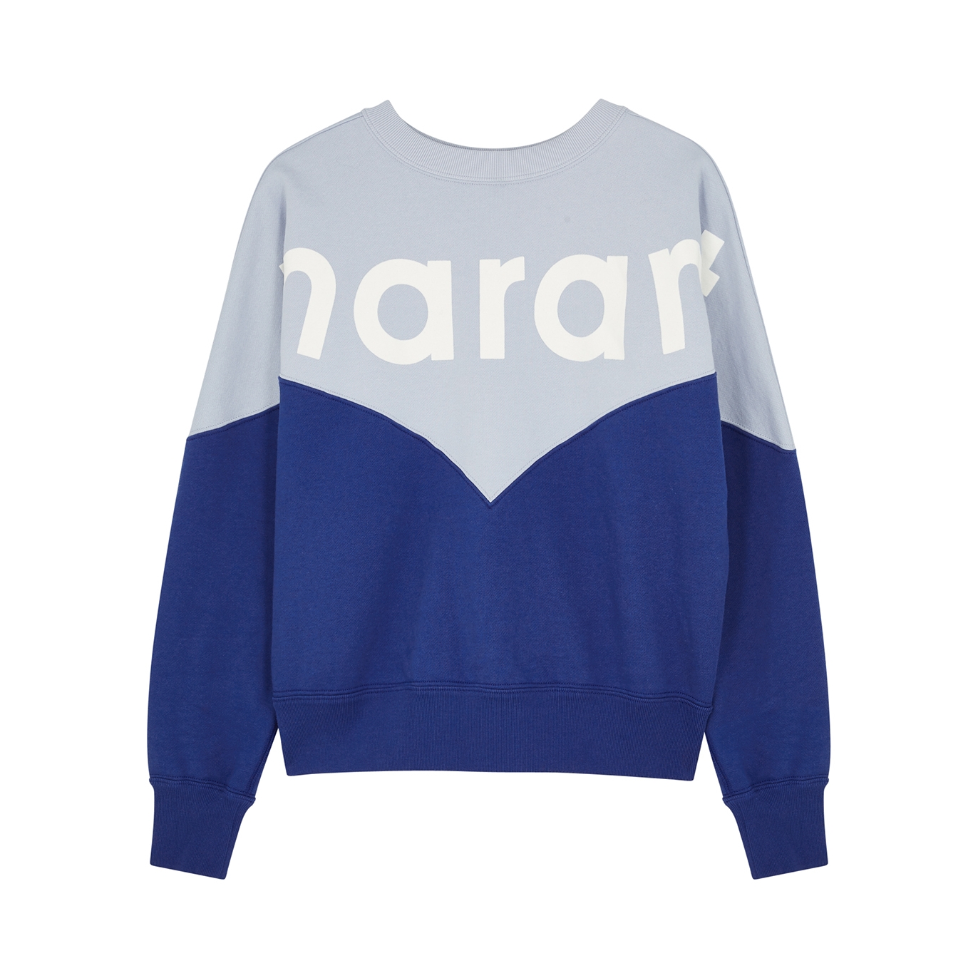 Isabel Marant Étoile Houston Logo Cotton-blend Sweatshirt - Blue - 10