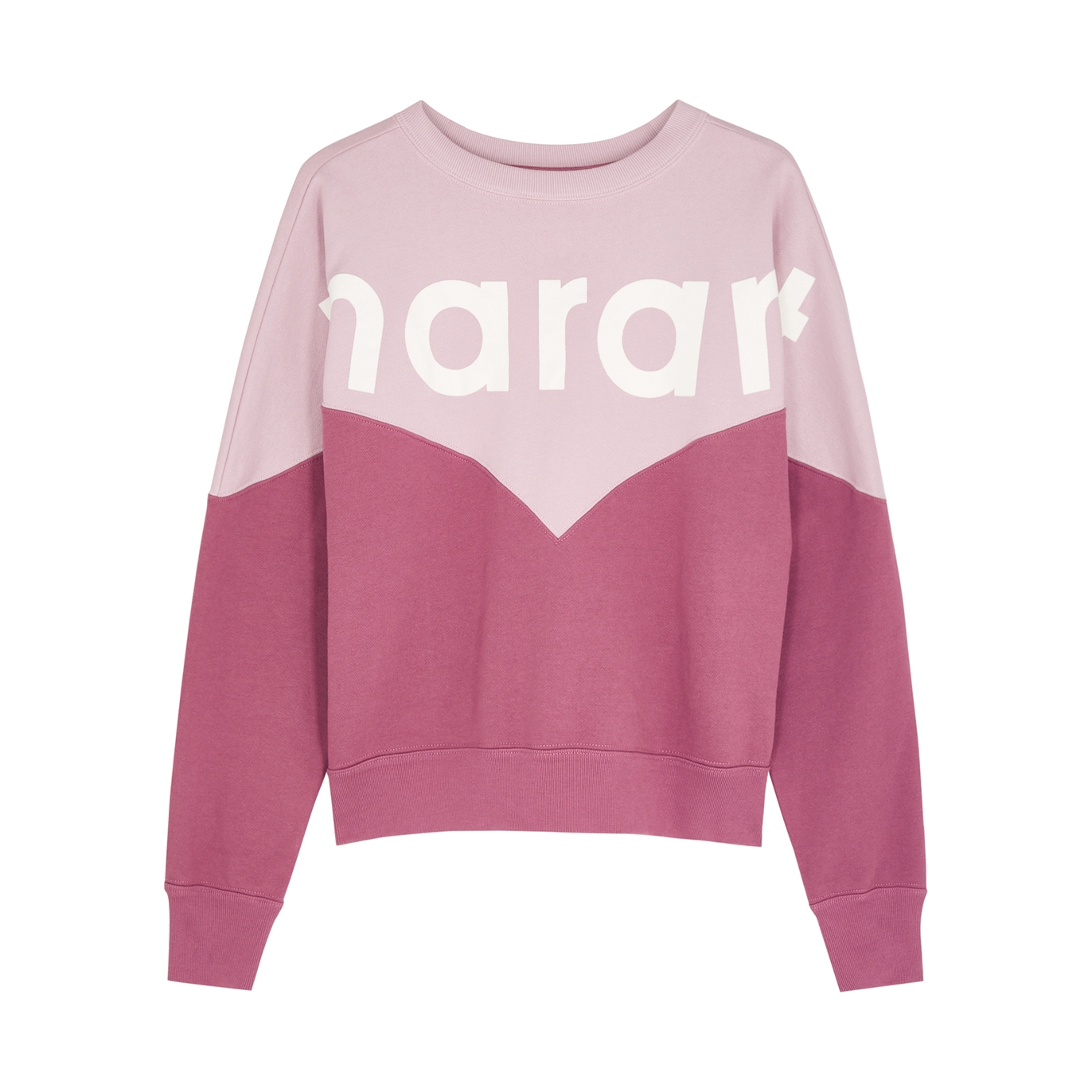Isabel Marant Étoile Houston Logo Cotton-blend Sweatshirt - Light Pink - 10