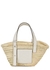 Small sand raffia basket bag - Loewe