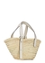 Small sand raffia basket bag - Loewe