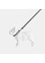 Ash grey vegan leather dog collar - Barc London
