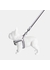 Liquorice stripe fabric dog harness - Barc London