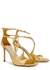 Azia 95 gold patent leather sandals - Jimmy Choo