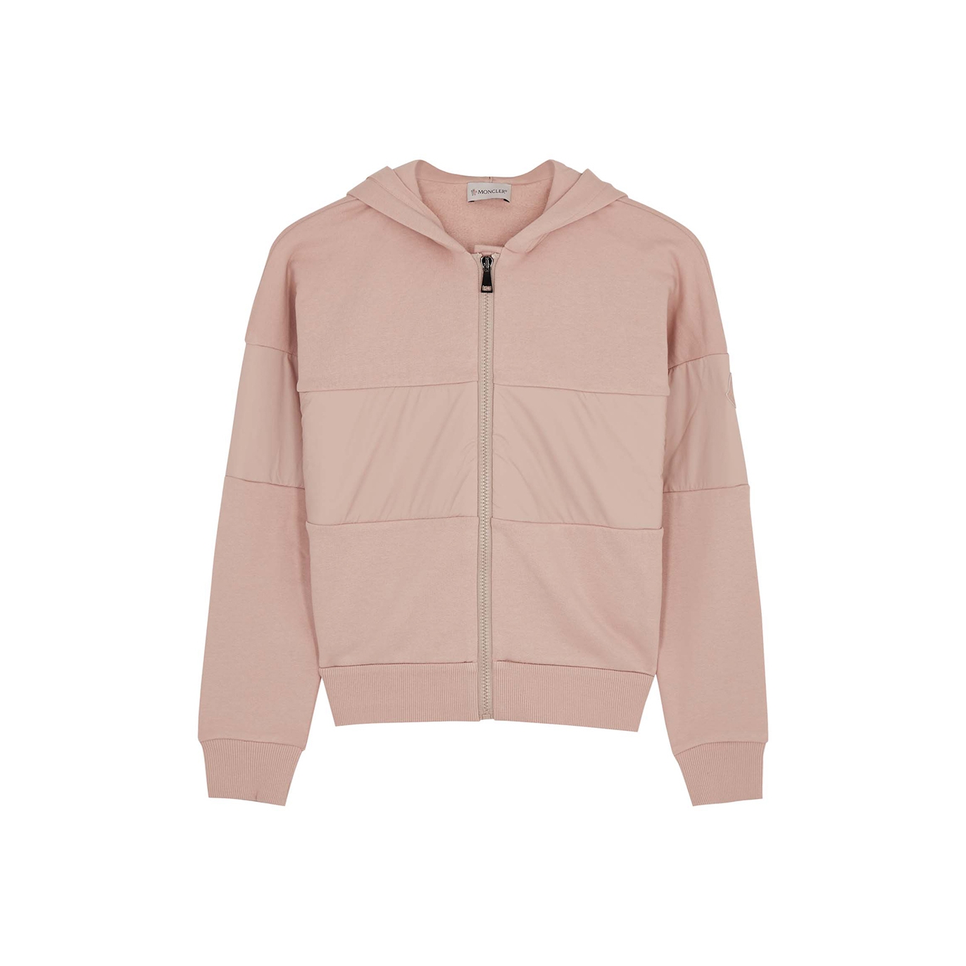 Moncler Kids Pink Cotton And Shell Tracksuit (12-14 Years)