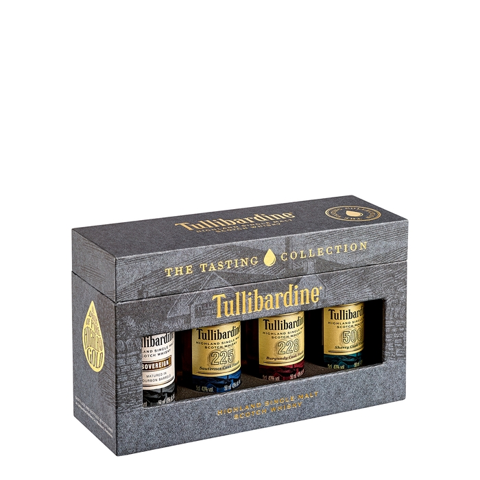 Tullibardine The Tasting Collection Single Malt Scotch Whisky Miniatures Gift Box 4 X 50ml