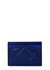 Navy logo leather card holder - Alexander McQueen