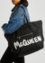 The Bundle black logo nylon tote - Alexander McQueen