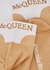 Gold logo metallic-weave socks - Alexander McQueen