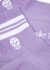 Purple logo cotton-blend socks - Alexander McQueen