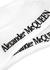 White logo cotton-blend socks - Alexander McQueen