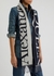 Logo-intarsia cashmere scarf - Alexander McQueen