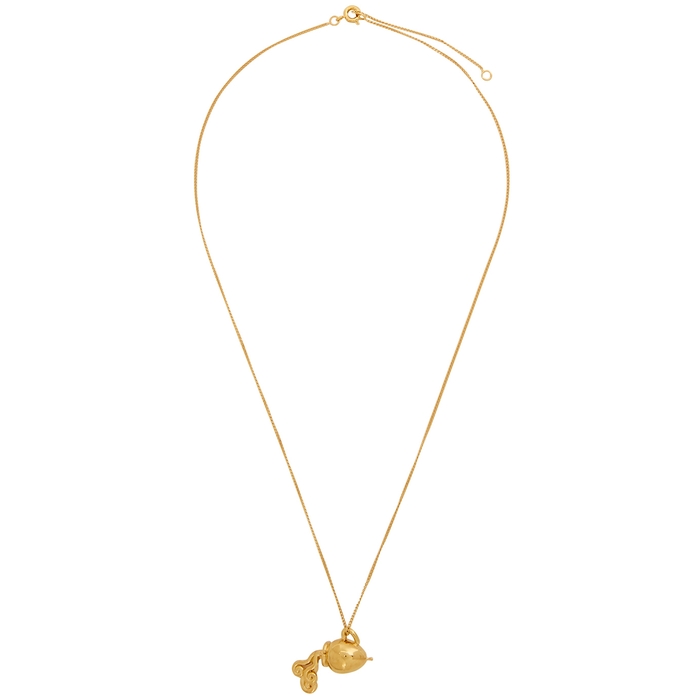 Completedworks Aquarius Zodiac Balloon 14kt Gold-plated Necklace