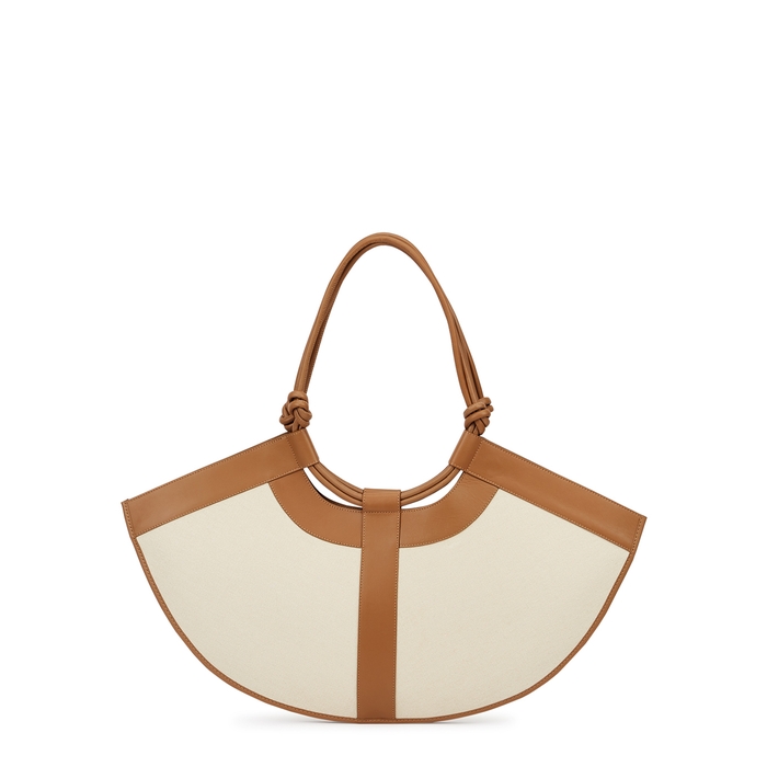 Hereu Ventall Canvas And Leather Tote