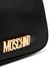 Black logo nylon shoulder bag - MOSCHINO