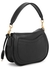 Black leather shoulder bag - MOSCHINO