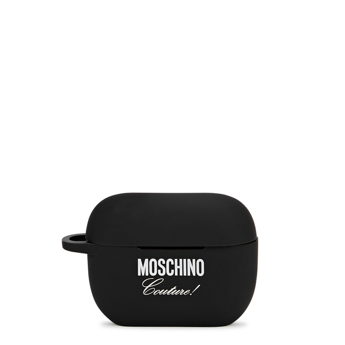 MOSCHINO Black Logo Airpods Pro Case