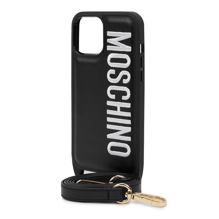 MOSCHINO Black Logo IPhone 12 Pro Max Case