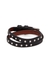 Black studded leather wrap bracelet - Alexander McQueen