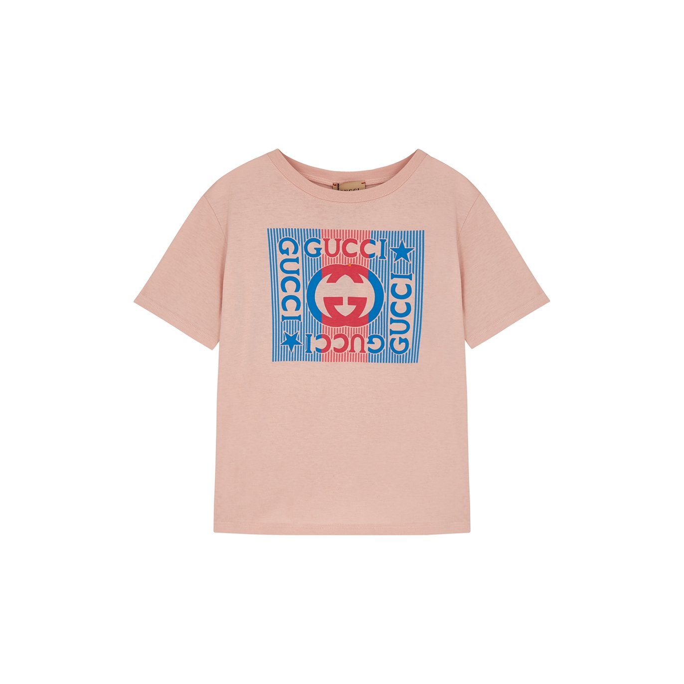 Gucci Kids Pink Logo-print Cotton T-shirt (4-12 Years) - 10 Years