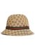 KIDS Brown GG monogram canvas bucket hat - Gucci