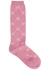 KIDS Pink GG-intarsia cotton-blend socks - Gucci