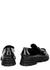 Black glossed leather penny loafers - Alexander McQueen