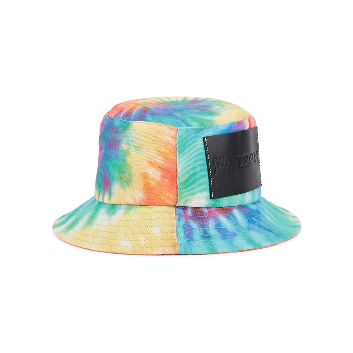 JW Anderson Tie-dyed Canvas Bucket Hat