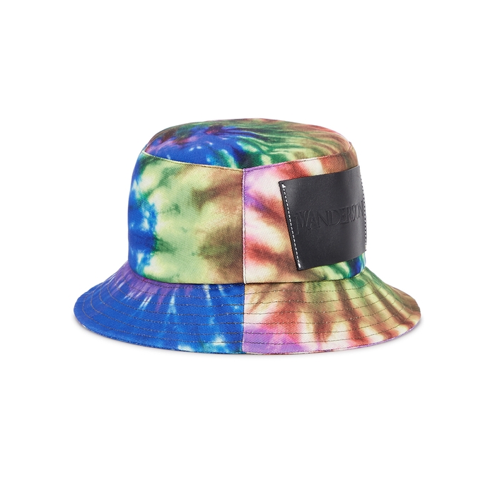 JW ANDERSON TIE-DYED CANVAS BUCKET HAT