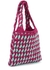 Fuchsia and mint knitted tote - JW Anderson